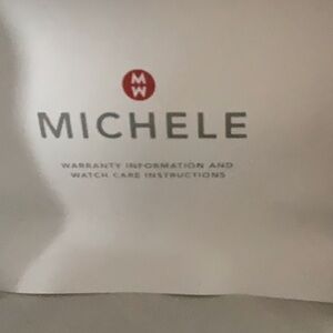 Michele Warranty Information and Watch Care Instructions